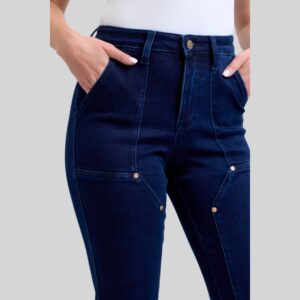 Judy Blue Vintage Horizon High Rise Work Wear Utility Straight Leg Jeans