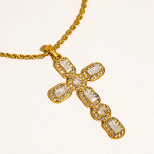 Belrose CZ Cross Necklace