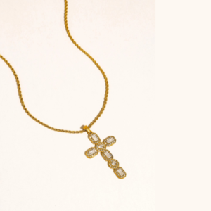 Belrose CZ Cross Necklace