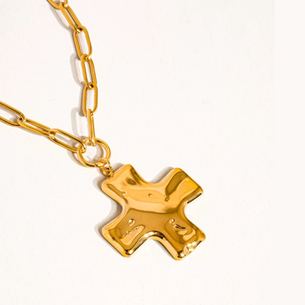 Bari Cross Chain Necklace - Image 3