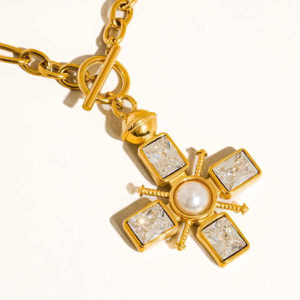 Patrice Cross Necklace - Image 4