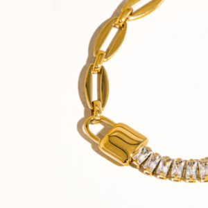 Benson Rhinestone Chain Bracelet