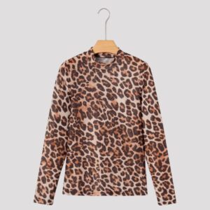 Leopard Envy Mesh Top