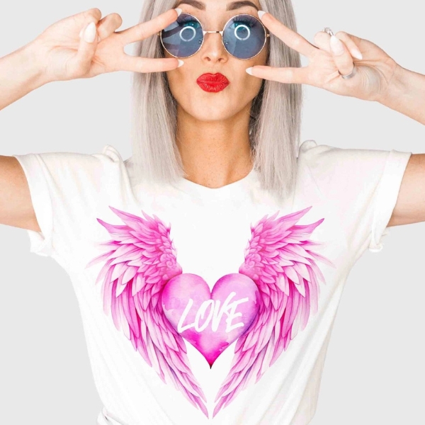 Love Takes Flight Bling Tee