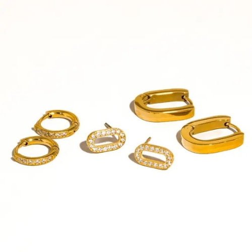 Orage Round Hoop Earring Set - Image 3