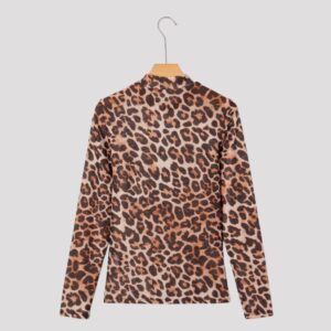 Leopard Envy Mesh Top