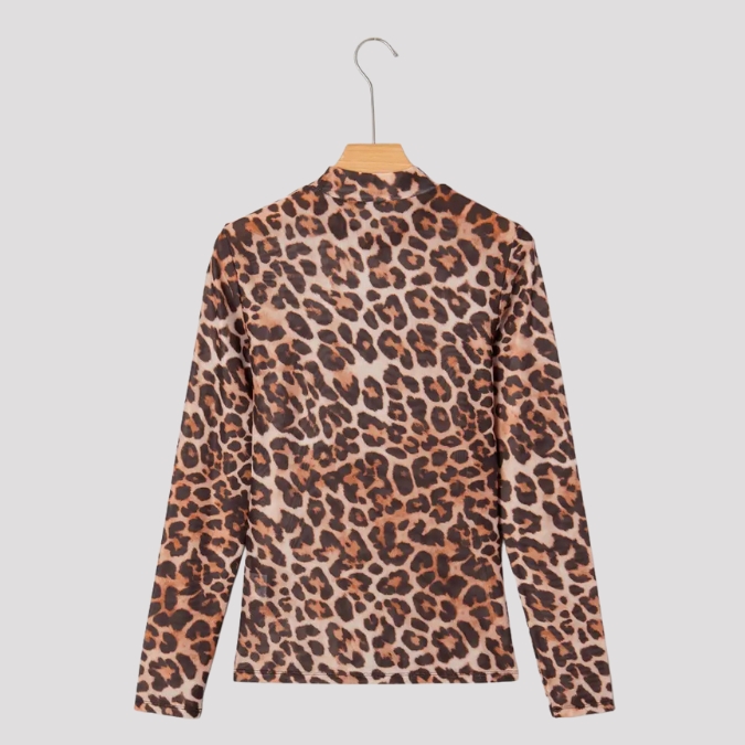 Leopard Envy Mesh Top - Image 2