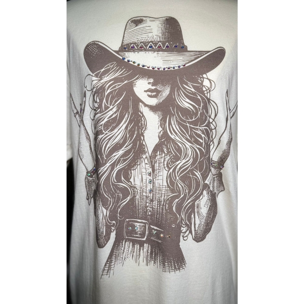 Cowgirl Rocker Shirt W/Bling - Image 3