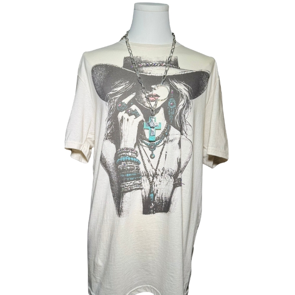 Turquoise Cowgirl Shirt with Bling - Image 3