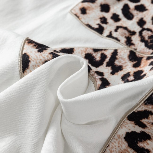 Leopard Luxe Bow Tee - Image 4
