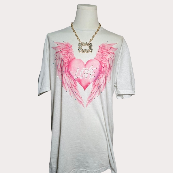 Love Takes Flight Bling Tee - Image 6