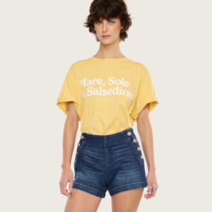 High Rise Sailor Shorts by Kan Can USA