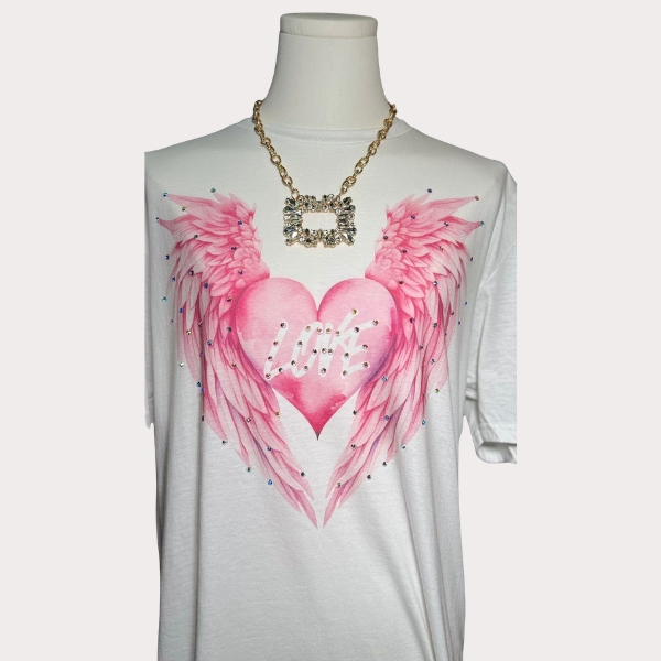 Love Takes Flight Bling Tee - Image 5