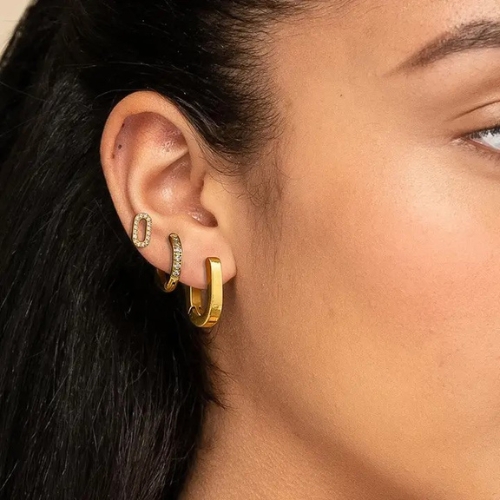 Orage Round Hoop Earring Set - Image 2