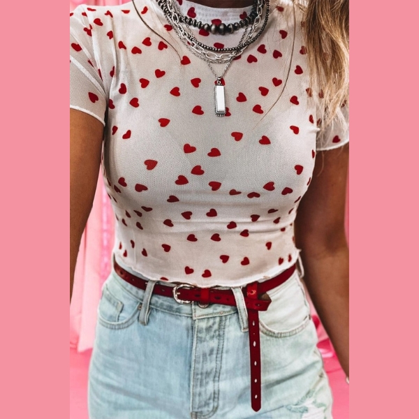 Heartbreaker Mesh Top - Image 3