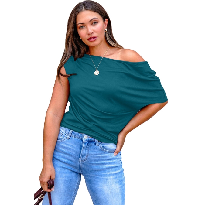Temptation Off Shoulder Blouse — Plus Size