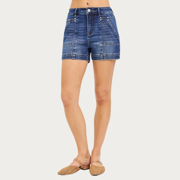 Seamline Sculpt High Rise Shorts by Risen - Image 3