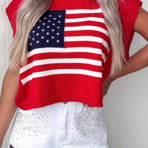 Stars and Stripes Dolman Sweater