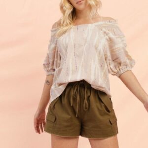 Tie Dye Woven Blouse