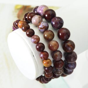 Natural Red Ocean Jasper Stretchy Bracelet