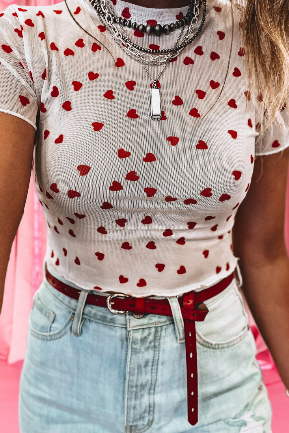 Heartbreaker Mesh Top