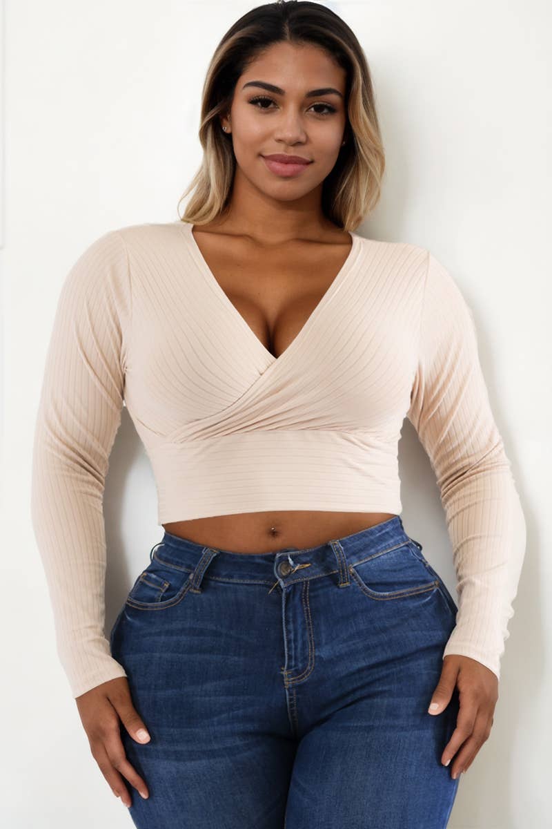 Plus Wrap Front Top